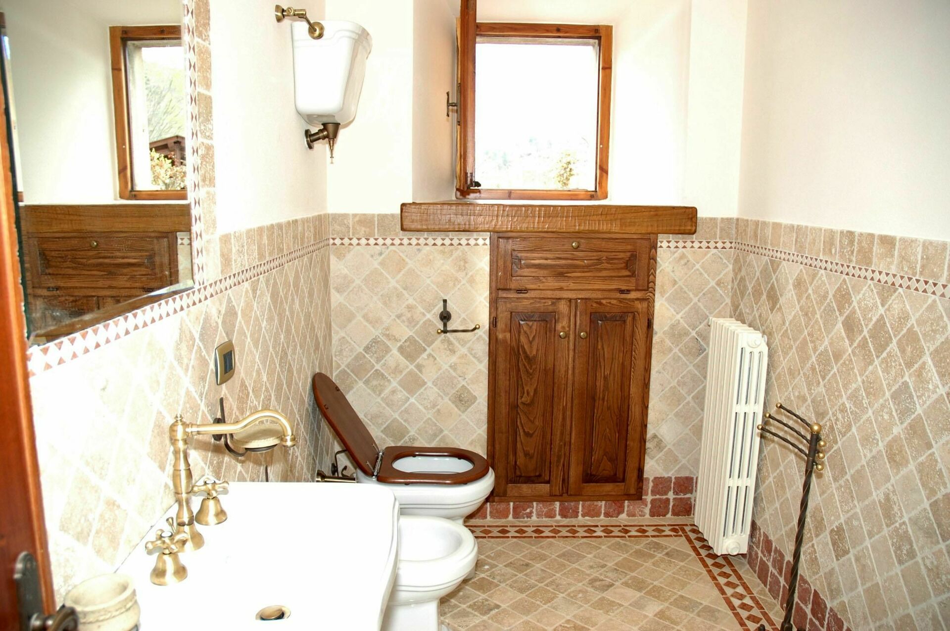 Casa Ivan badkamer in Cortona