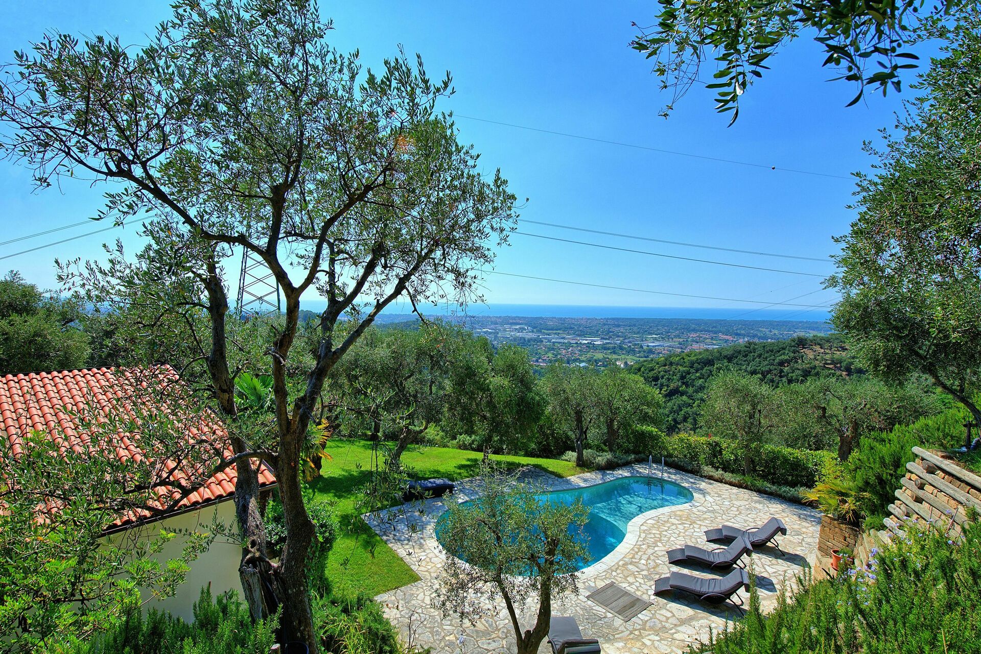 Villa Oliveta slaapkamer in Pietrasanta