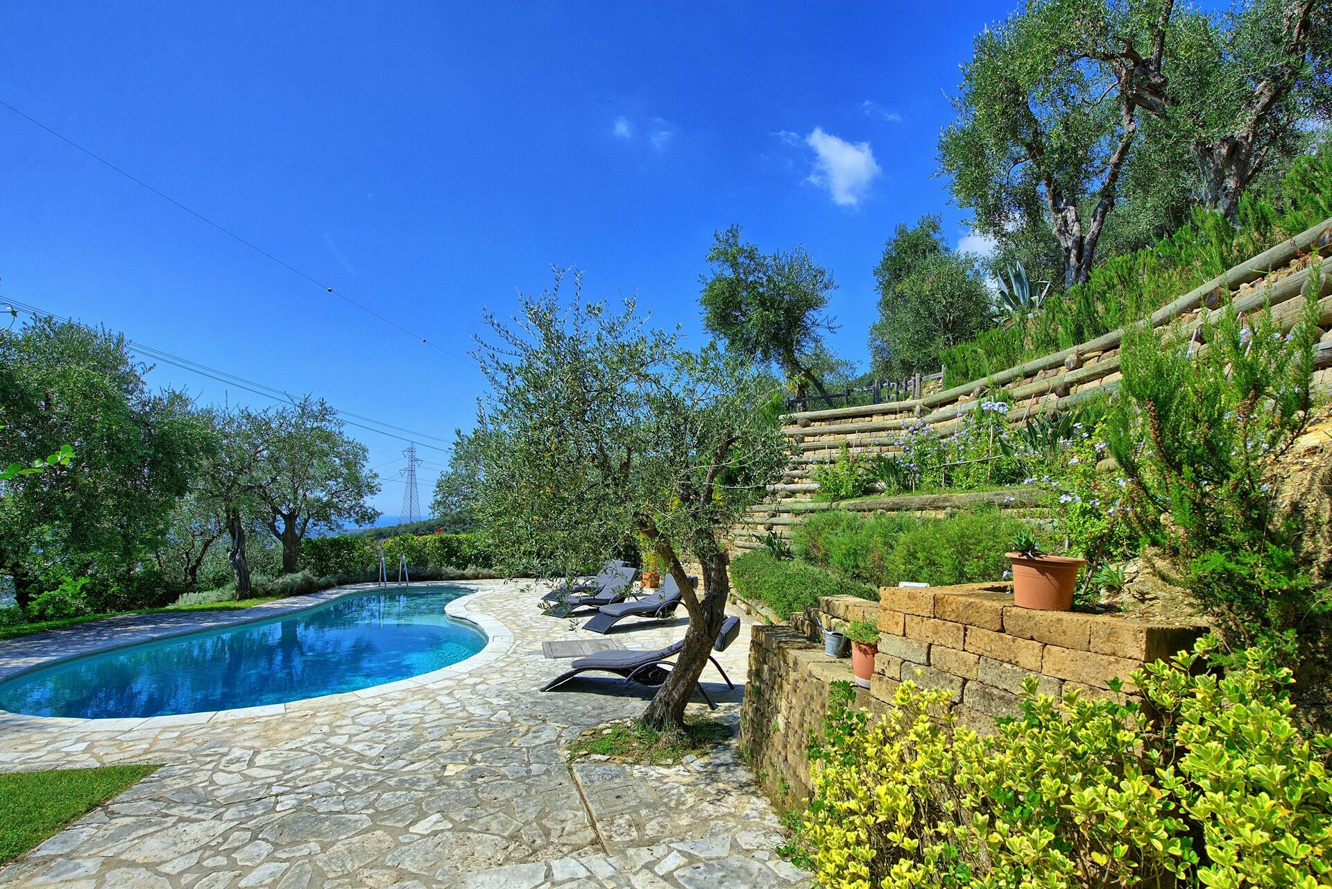 Villa Oliveta keuken in Pietrasanta