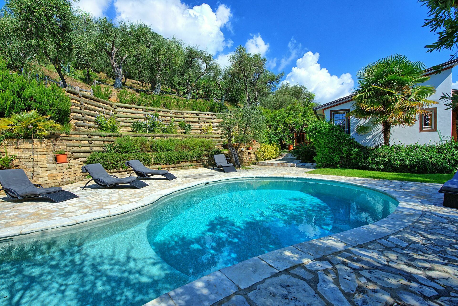 Villa Oliveta keuken in Pietrasanta