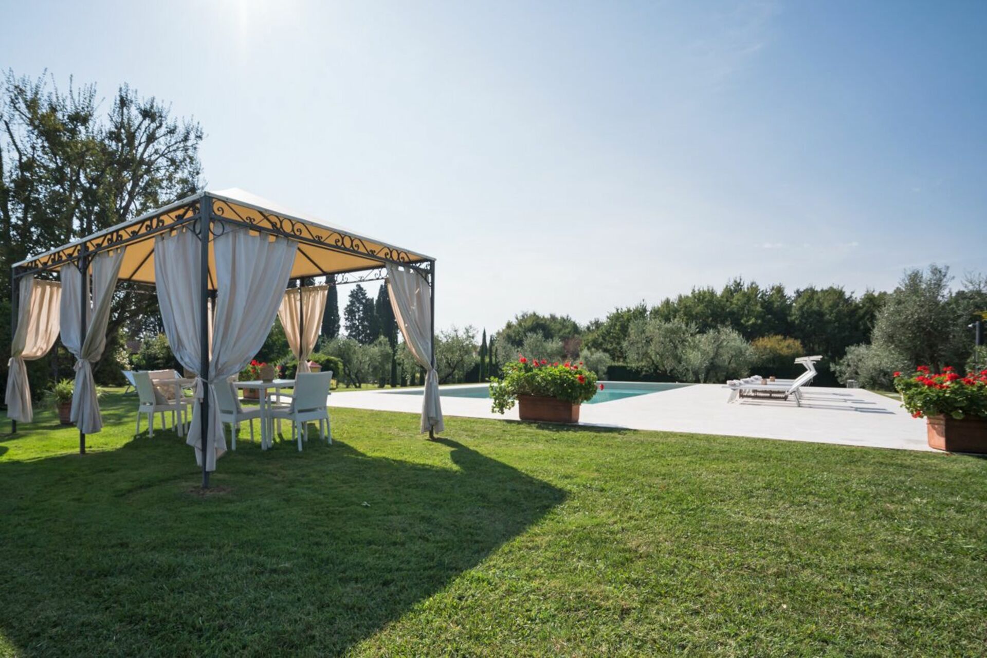 Villa Fontine slaapkamer in Orentano