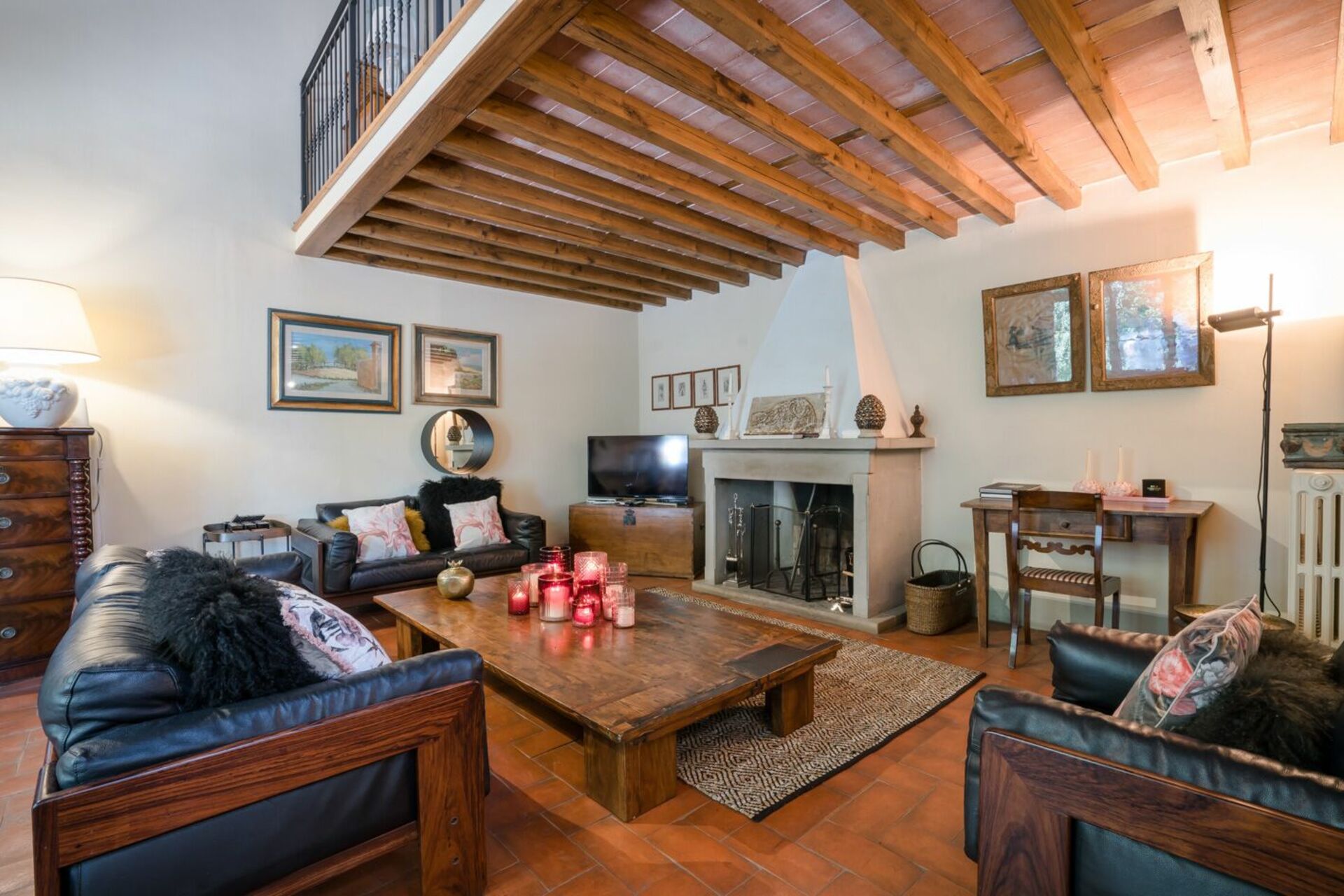 Villa Fontine keuken in Orentano