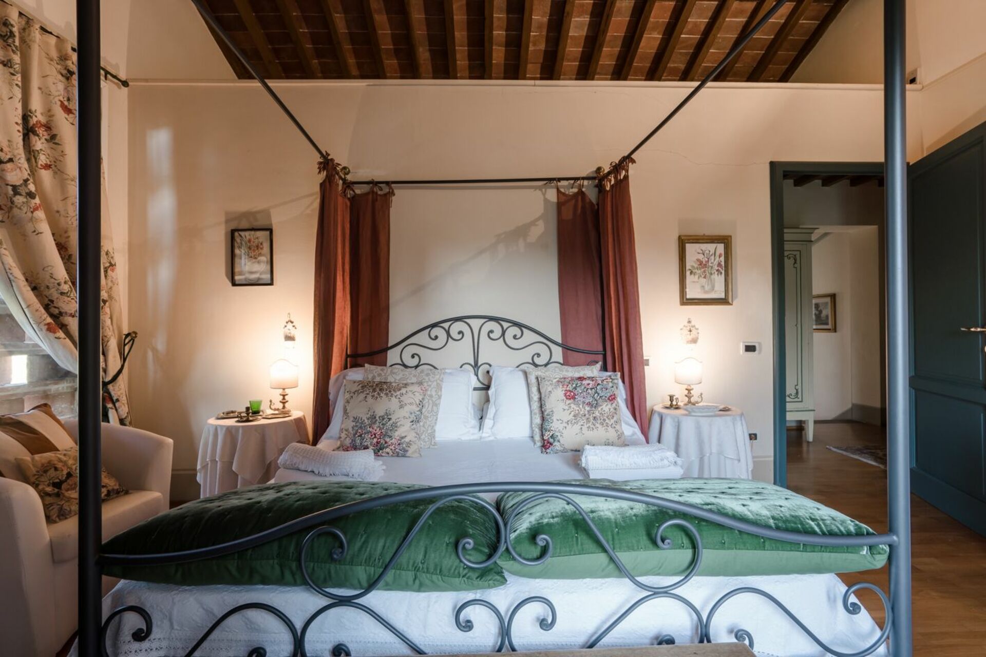 Villa Fontine tuin in Orentano