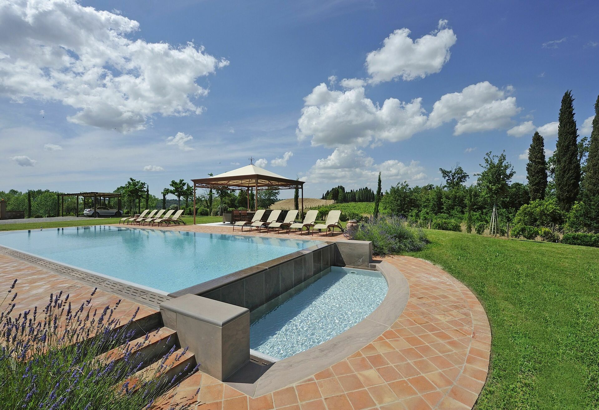 Villa Insoglio in Montelopio, Toscane