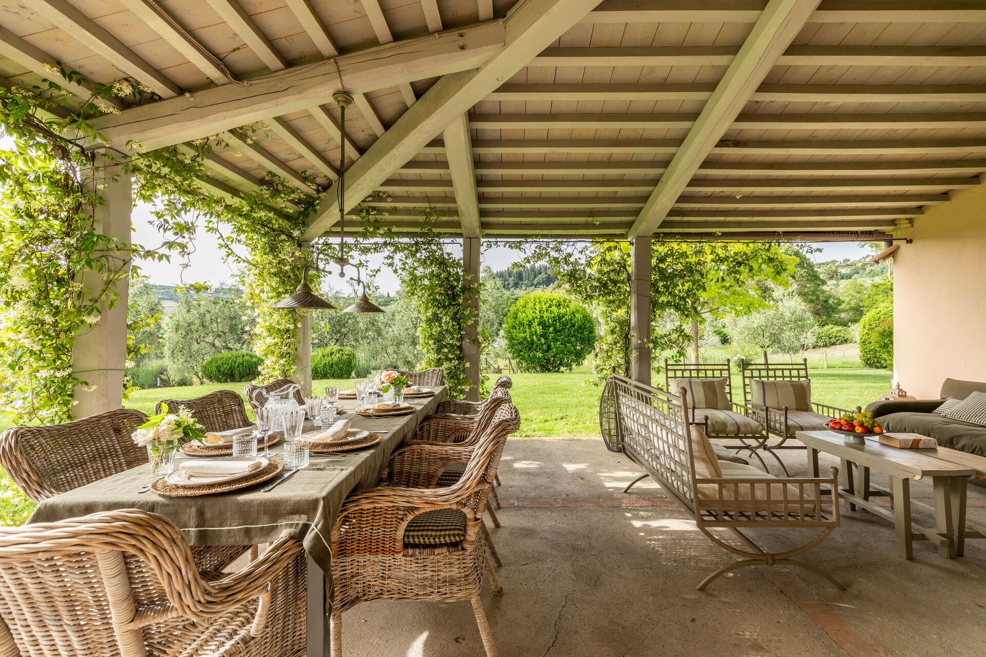 Villa Danilo tuin in San Casciano Dei Bagni