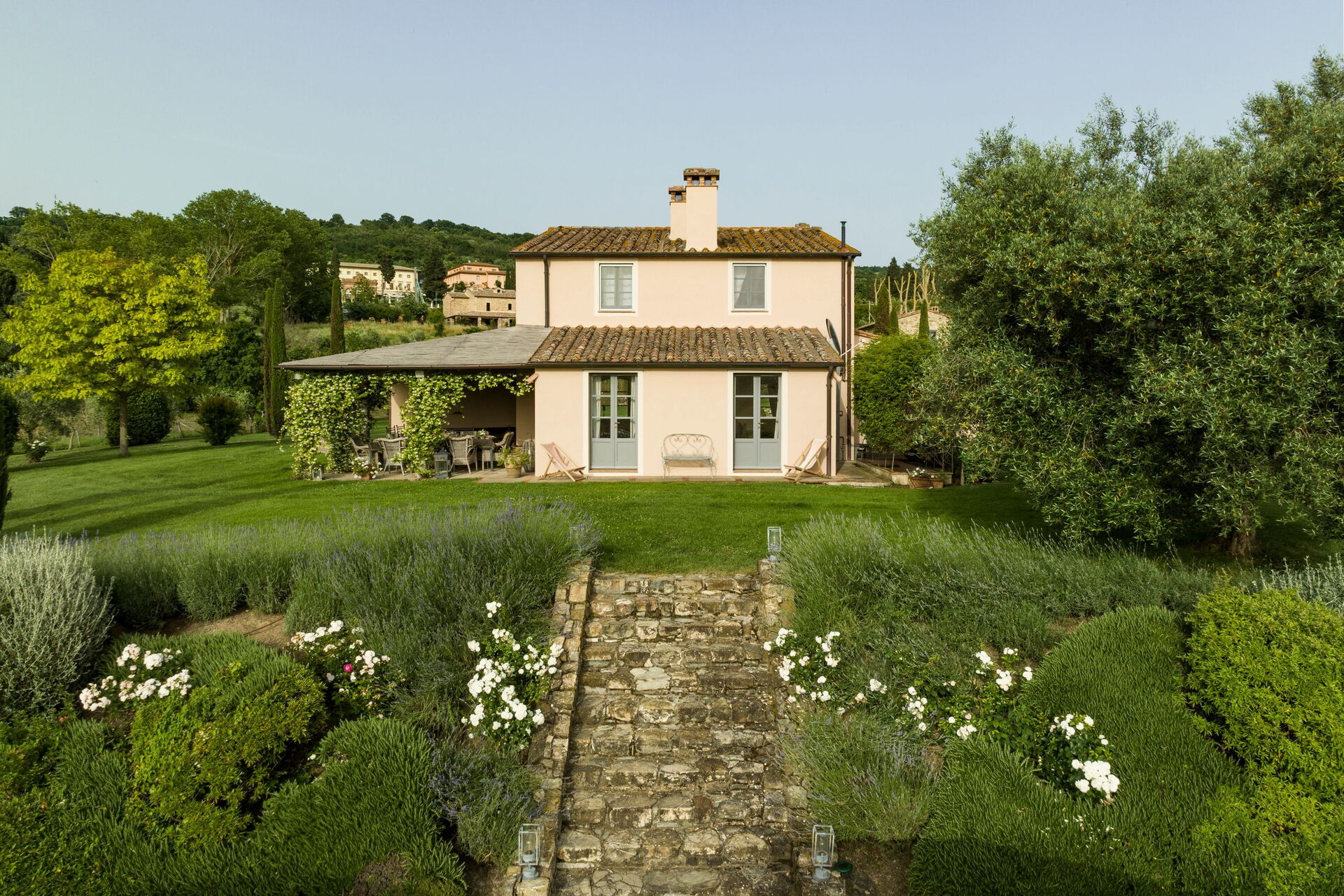 Villa Danilo badkamer in San Casciano Dei Bagni