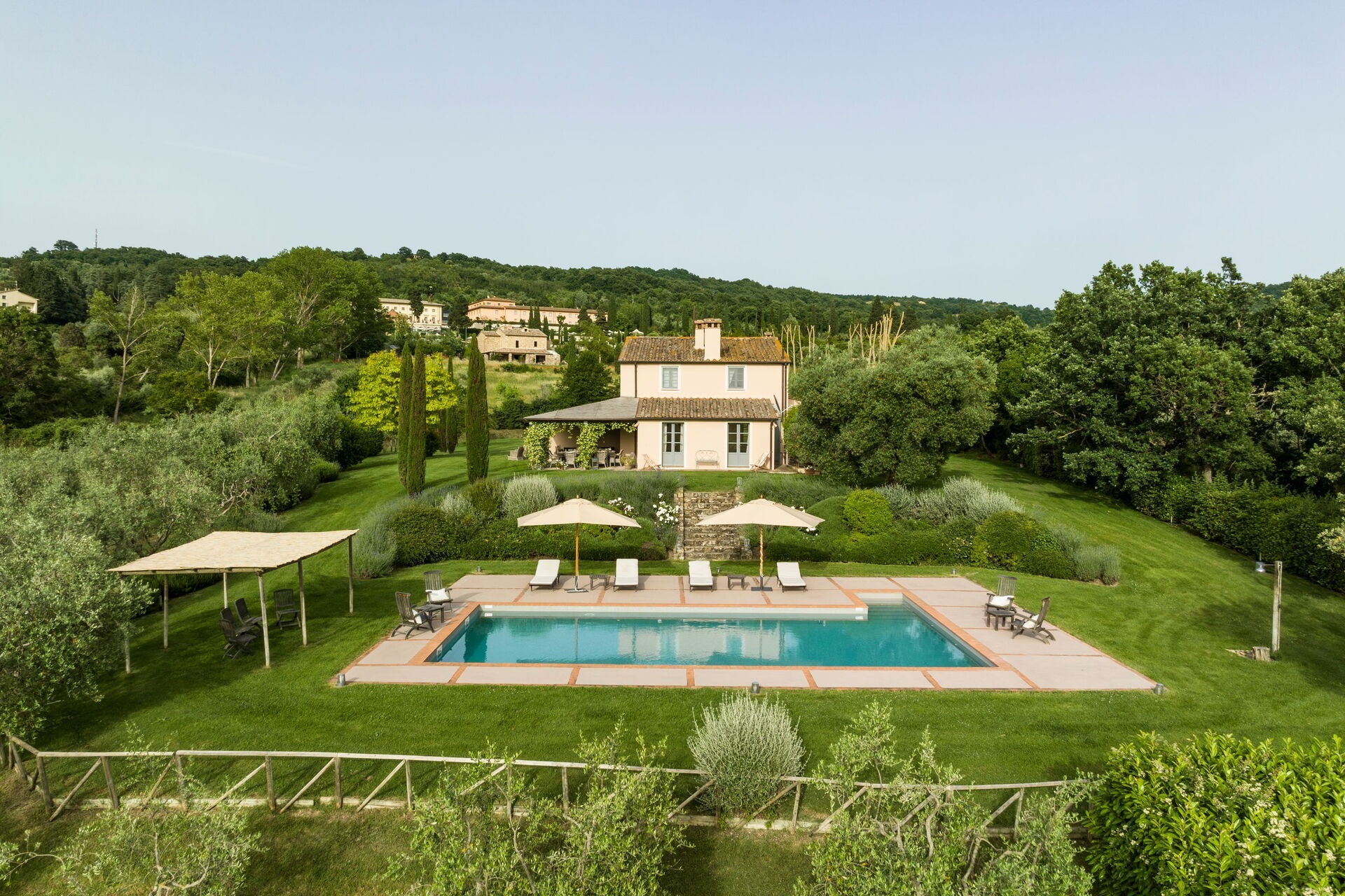 Villa Danilo keuken in San Casciano Dei Bagni