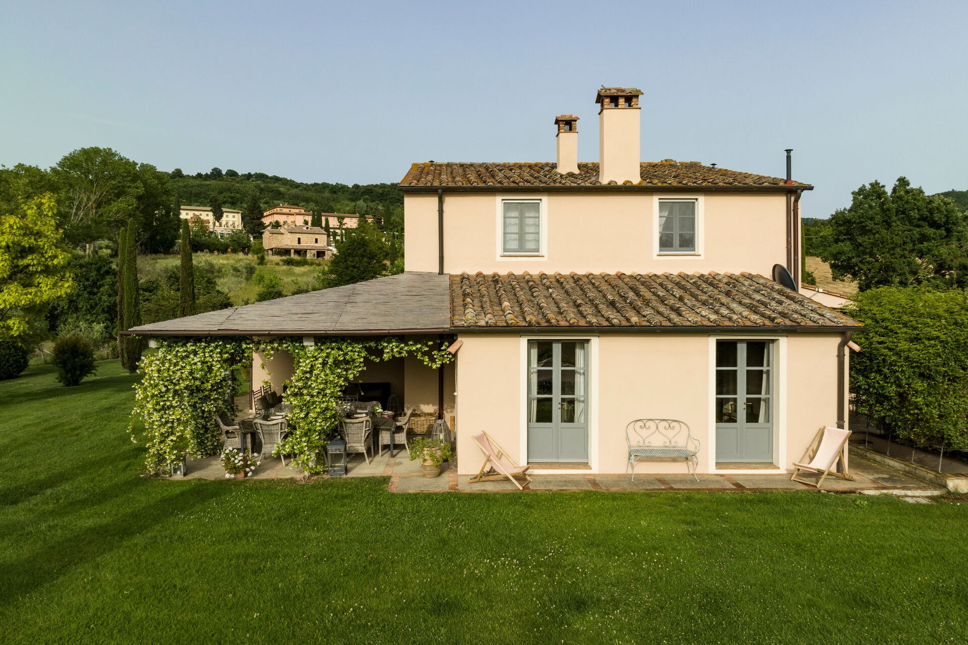 Villa Danilo tuin in San Casciano Dei Bagni