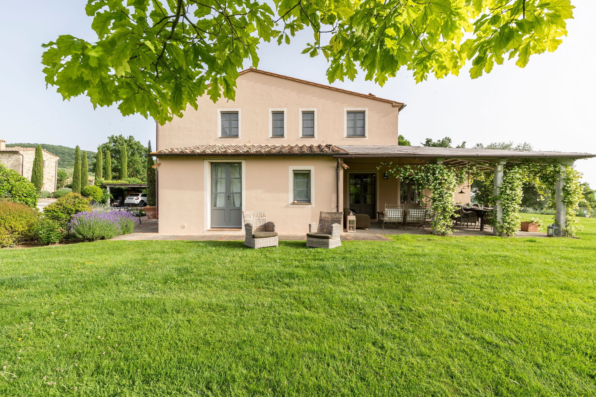 Villa Danilo slaapkamer in San Casciano Dei Bagni