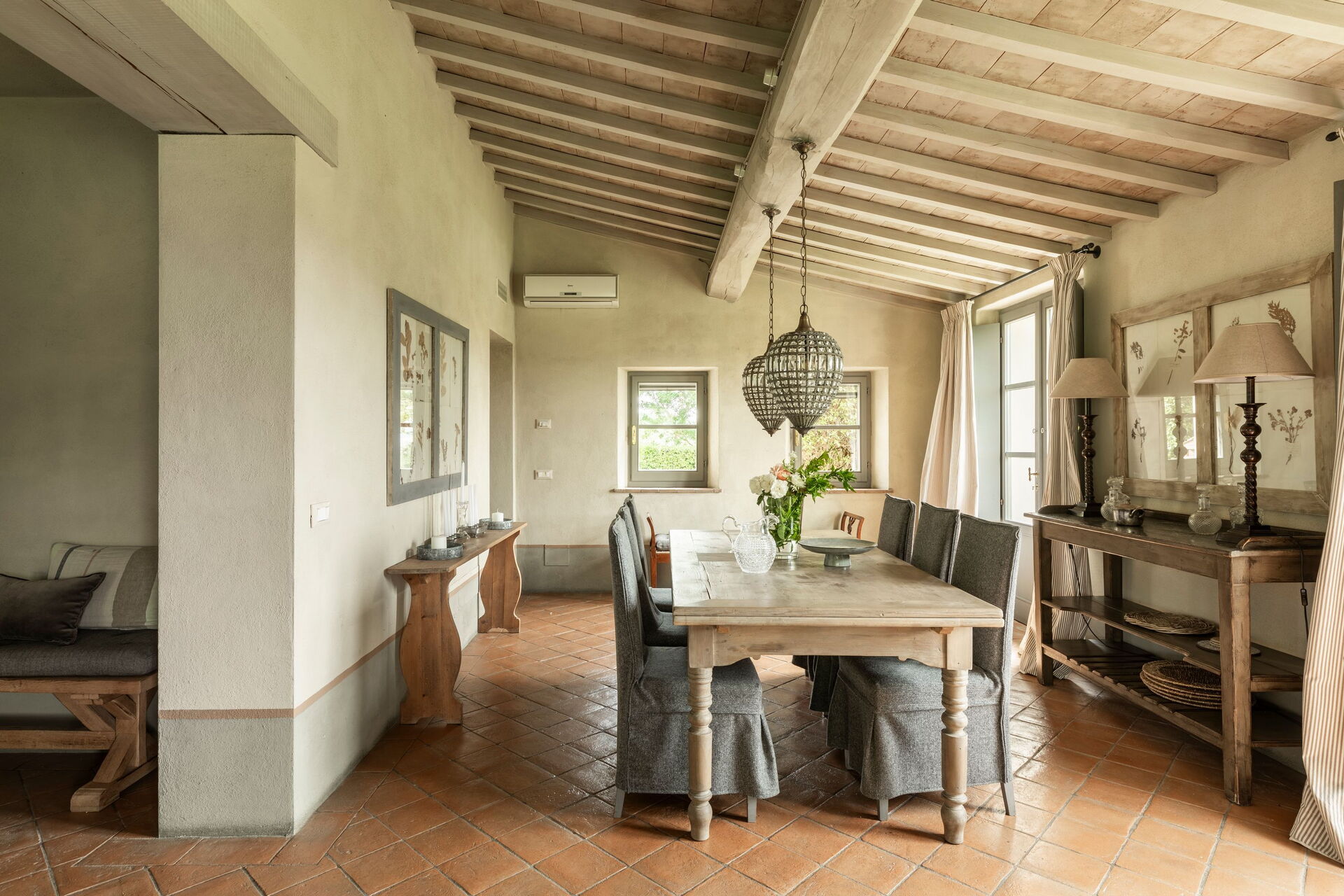 Villa Danilo badkamer in San Casciano Dei Bagni