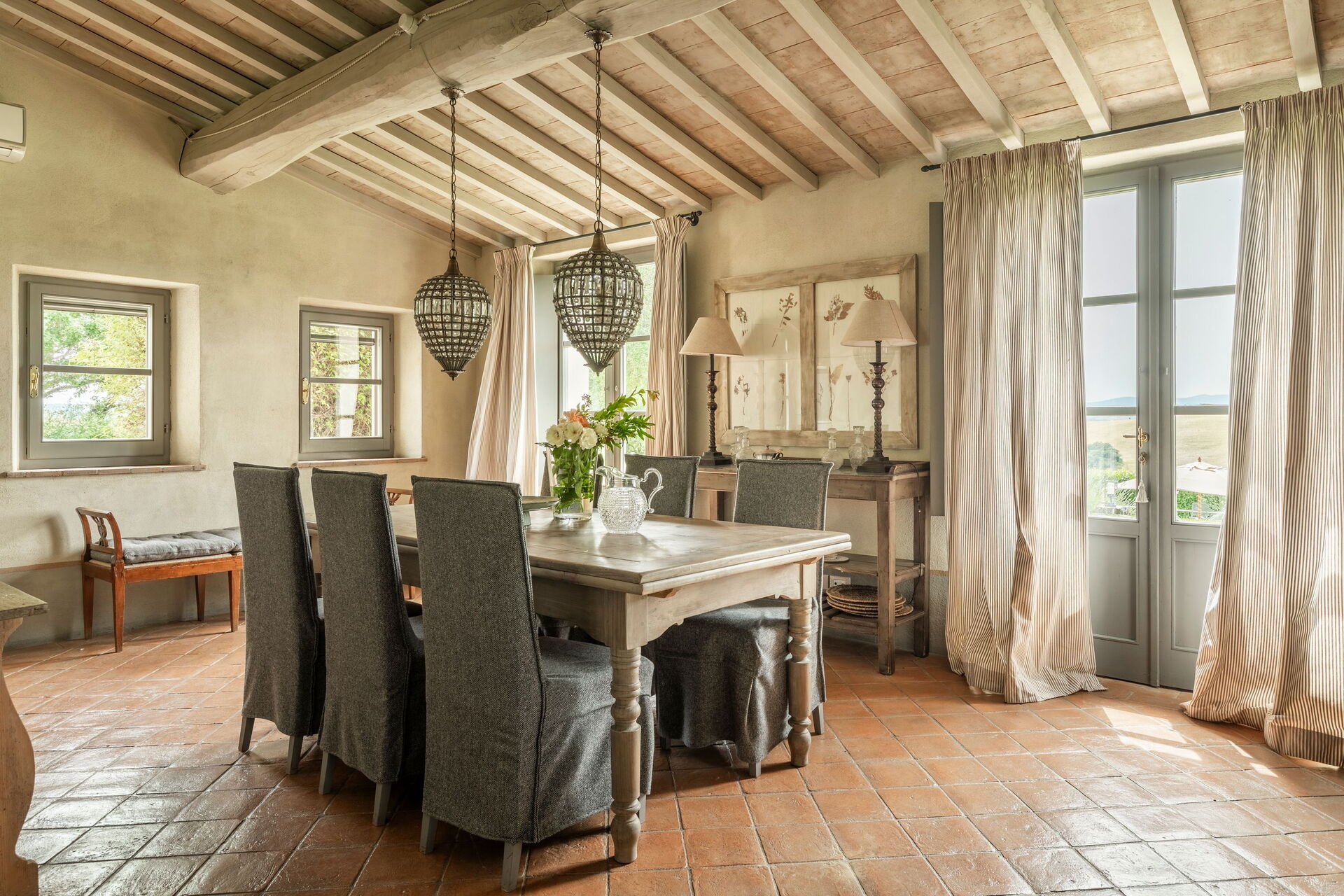 Villa Danilo badkamer in San Casciano Dei Bagni