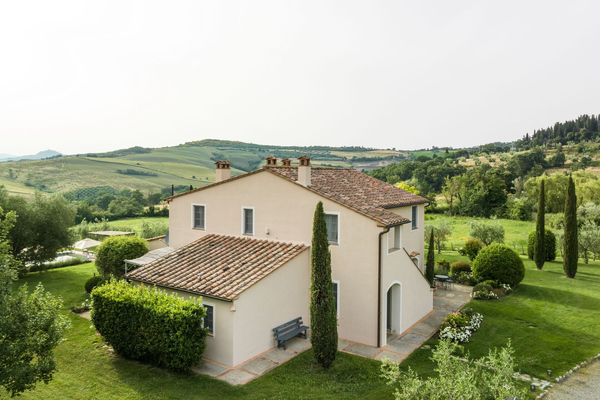 Villa Danilo tuin in San Casciano Dei Bagni