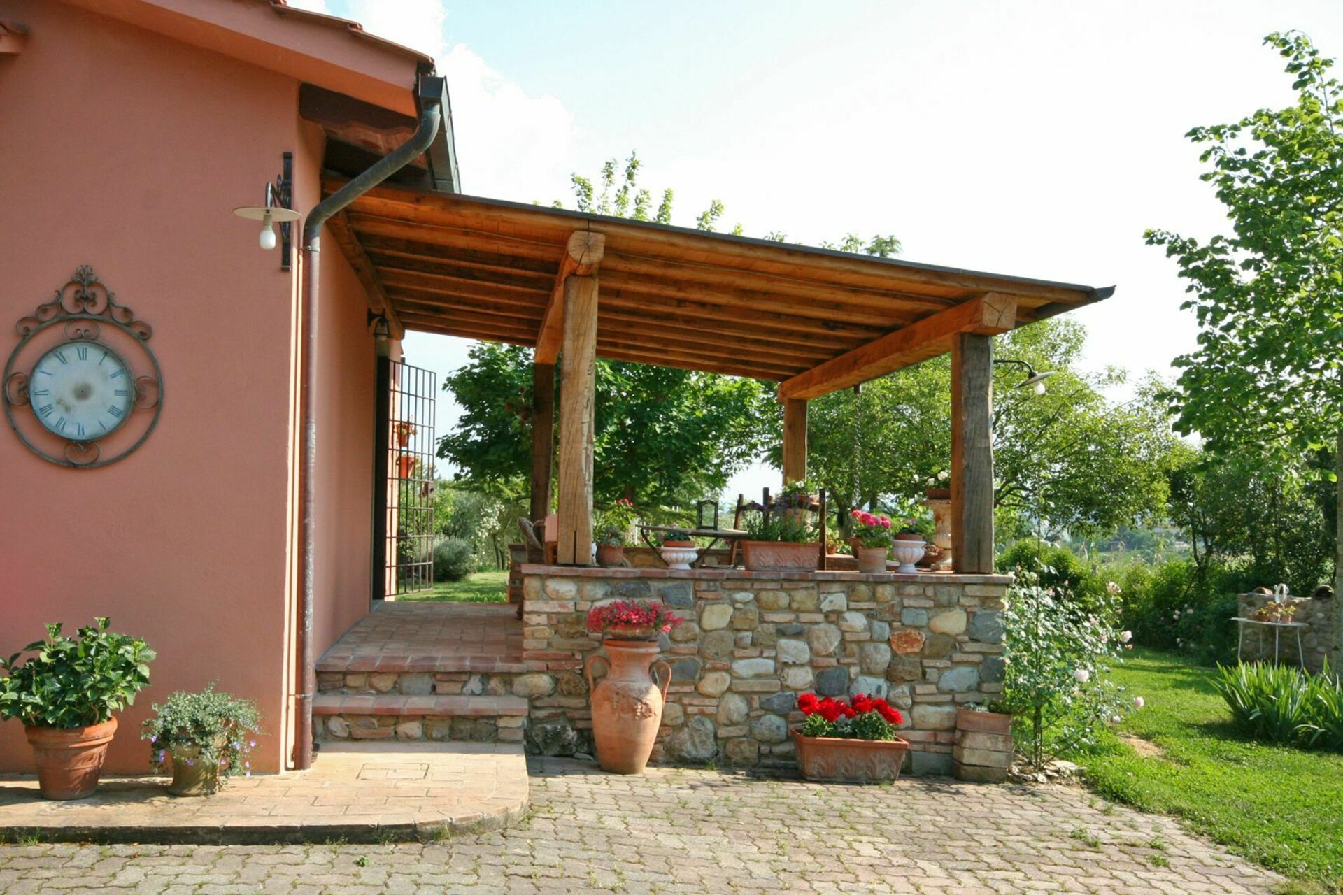 Casa Cipressi interieur in Sciano
