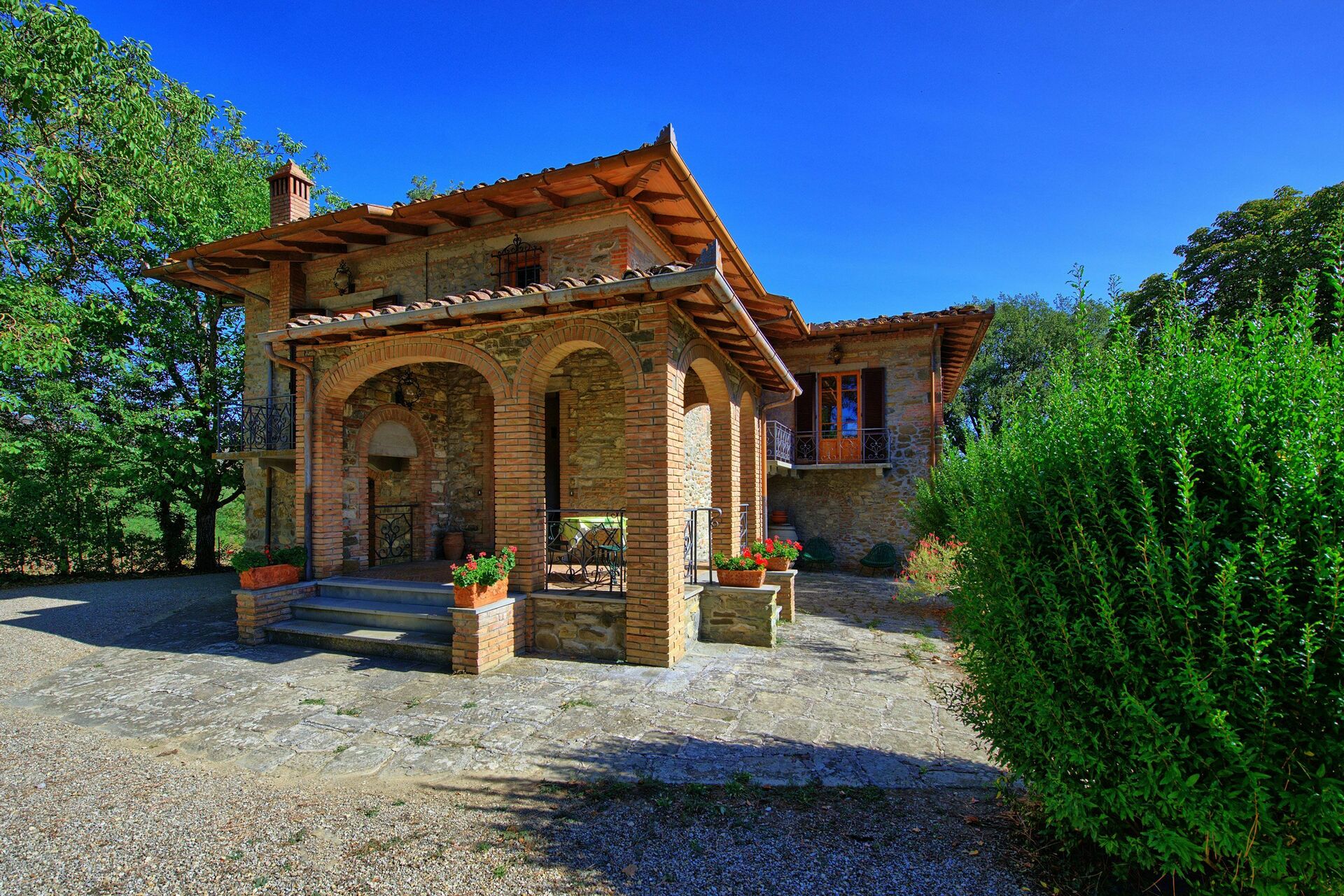 Casale Ambra tuin in Ambra