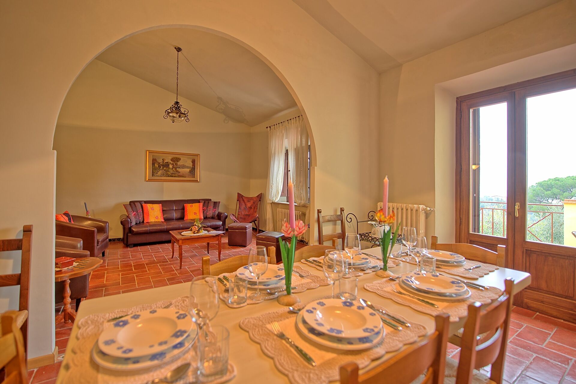 Villa Gloria keuken in Lucignano