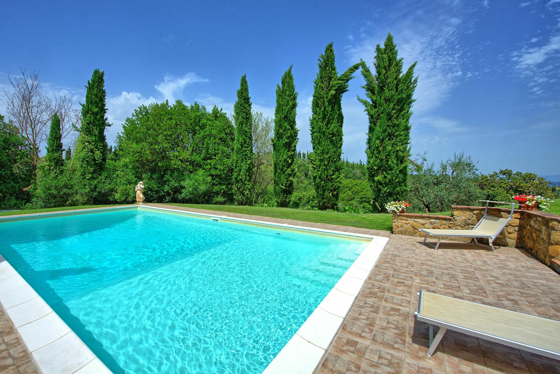 Villa Gloria slaapkamer in Lucignano