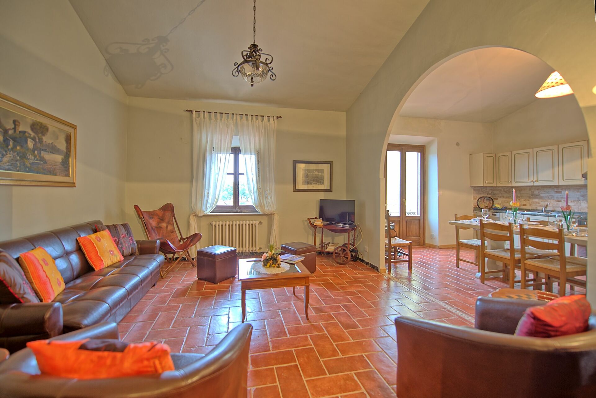 Villa Gloria tuin in Lucignano