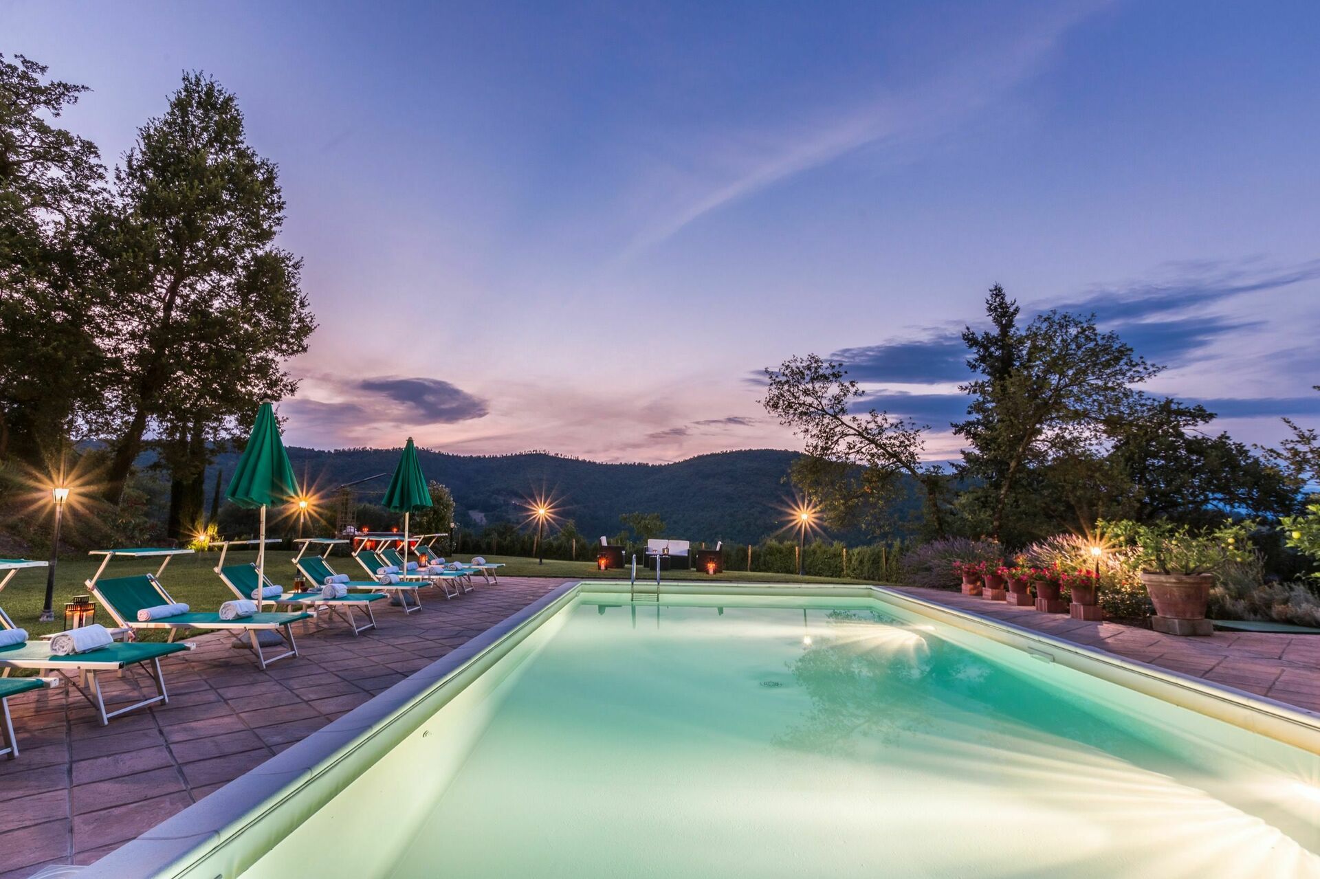 Torre Del Cielo keuken in Monterchi