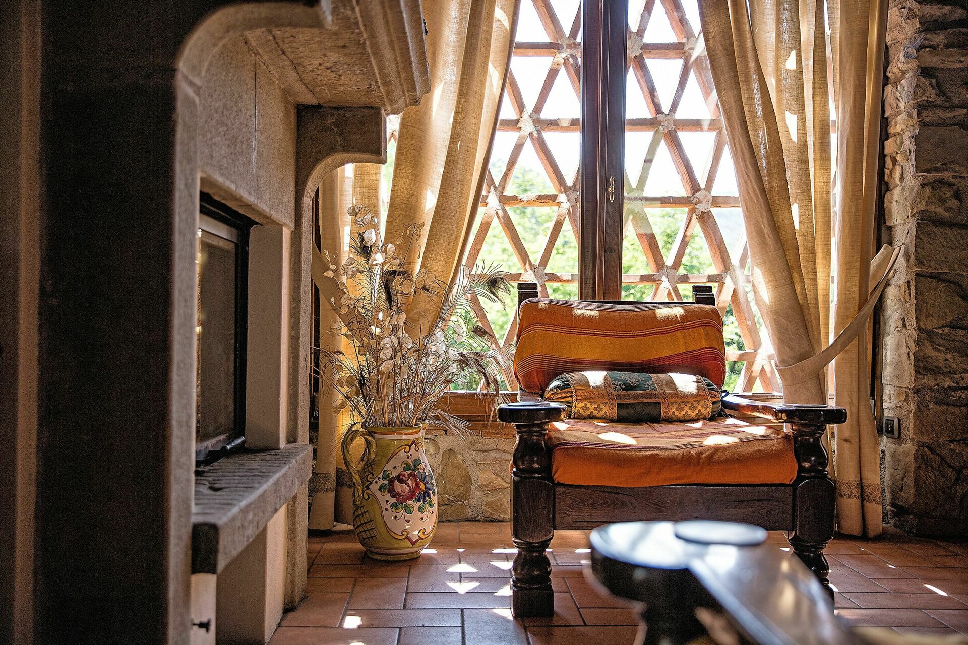 Villa Il Nido slaapkamer in Castelnuovo Di Garfagnana