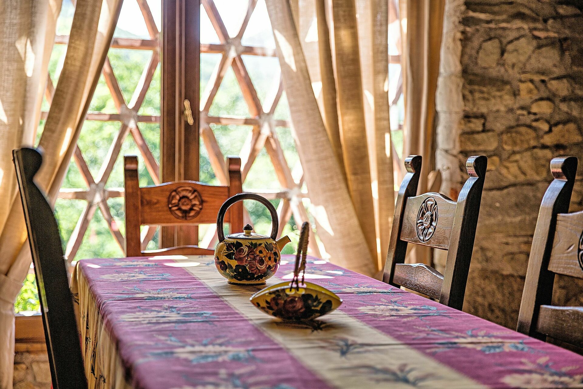 Villa Il Nido keuken in Castelnuovo Di Garfagnana