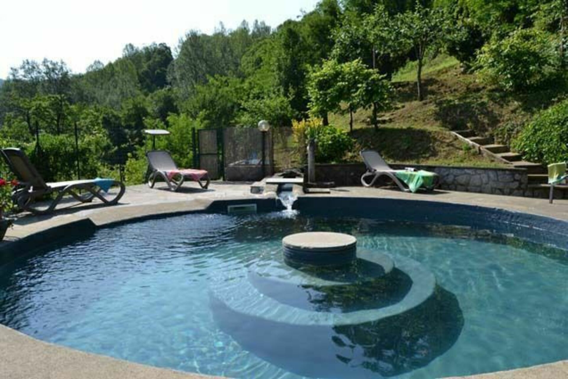 Villa Il Nido keuken in Castelnuovo Di Garfagnana