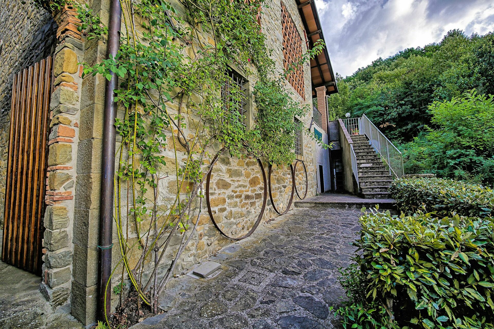 Villa Il Nido badkamer in Castelnuovo Di Garfagnana