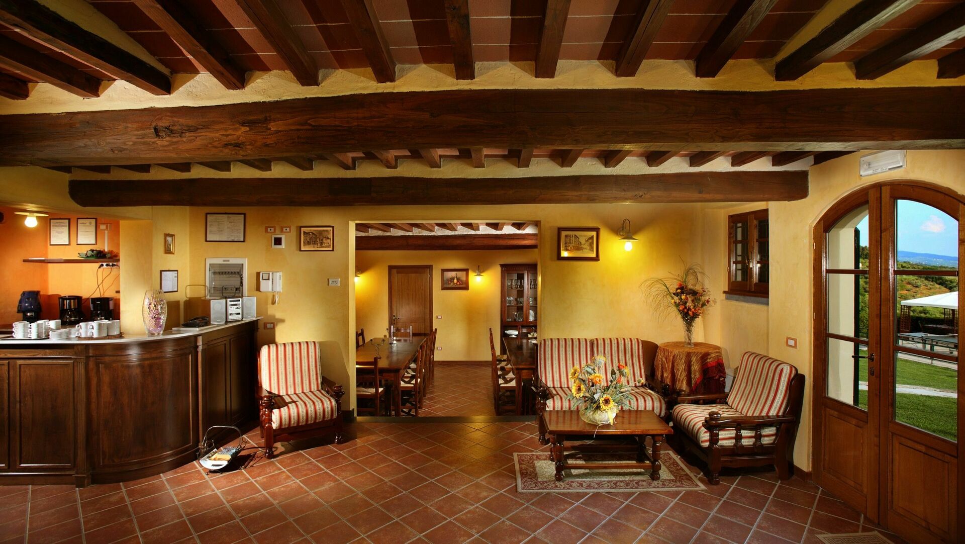 Villa Le Ferrette badkamer in Montecatini Terme