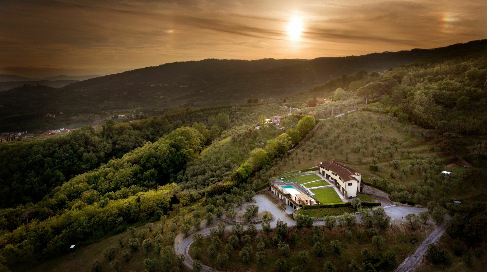 Villa Le Ferrette badkamer in Montecatini Terme