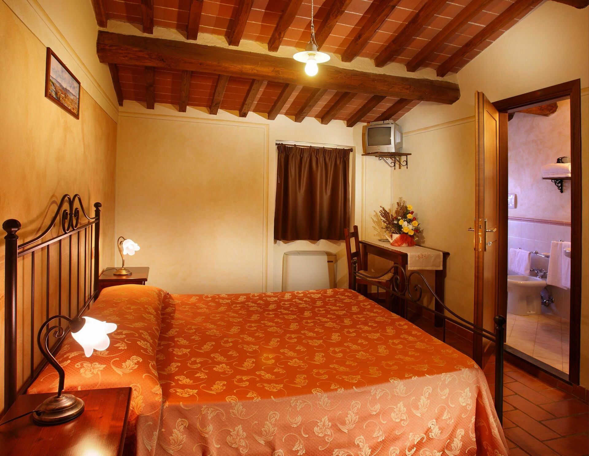 Villa Le Ferrette slaapkamer in Montecatini Terme