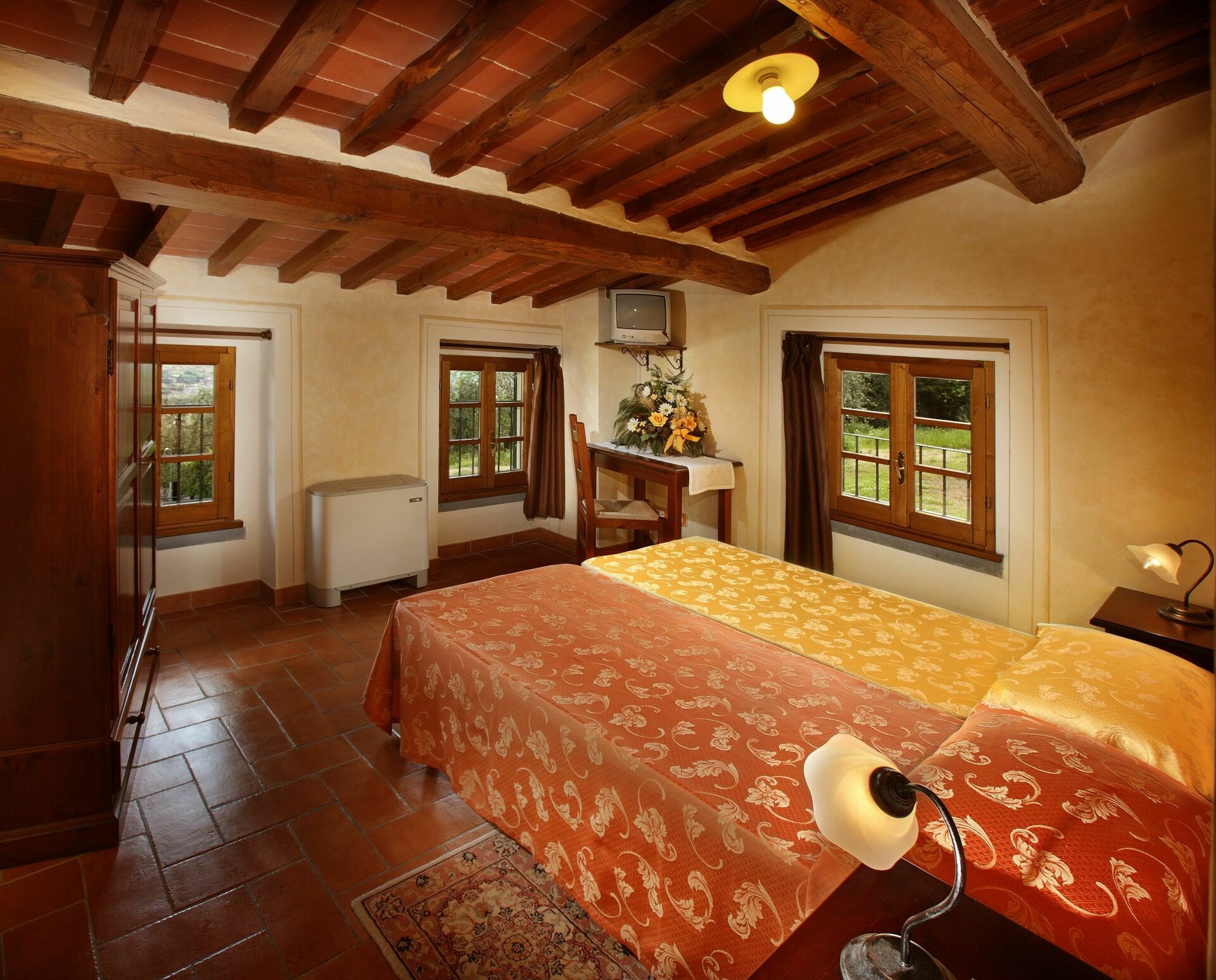 Villa Le Ferrette badkamer in Montecatini Terme