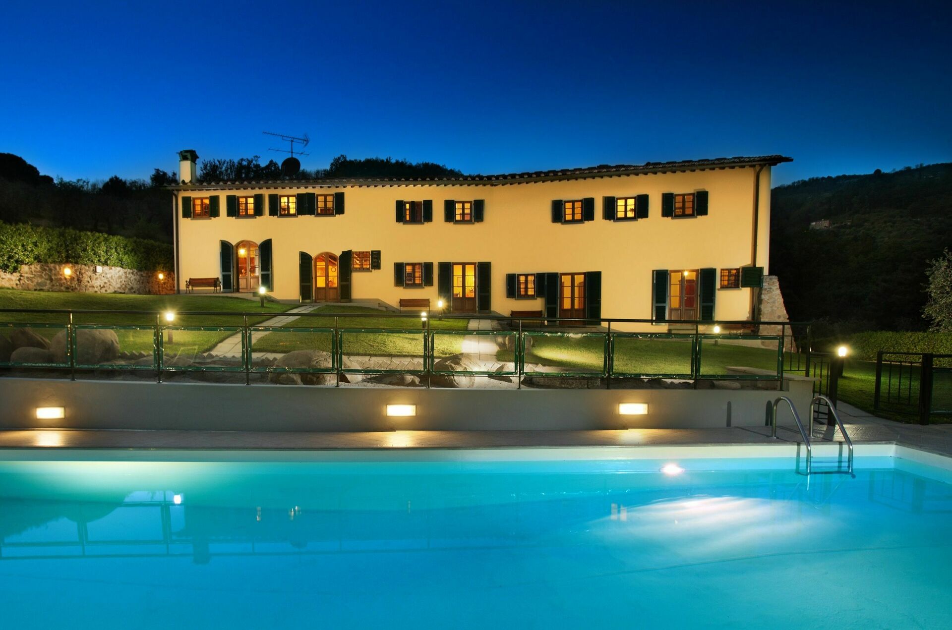 Villa Le Ferrette tuin in Montecatini Terme