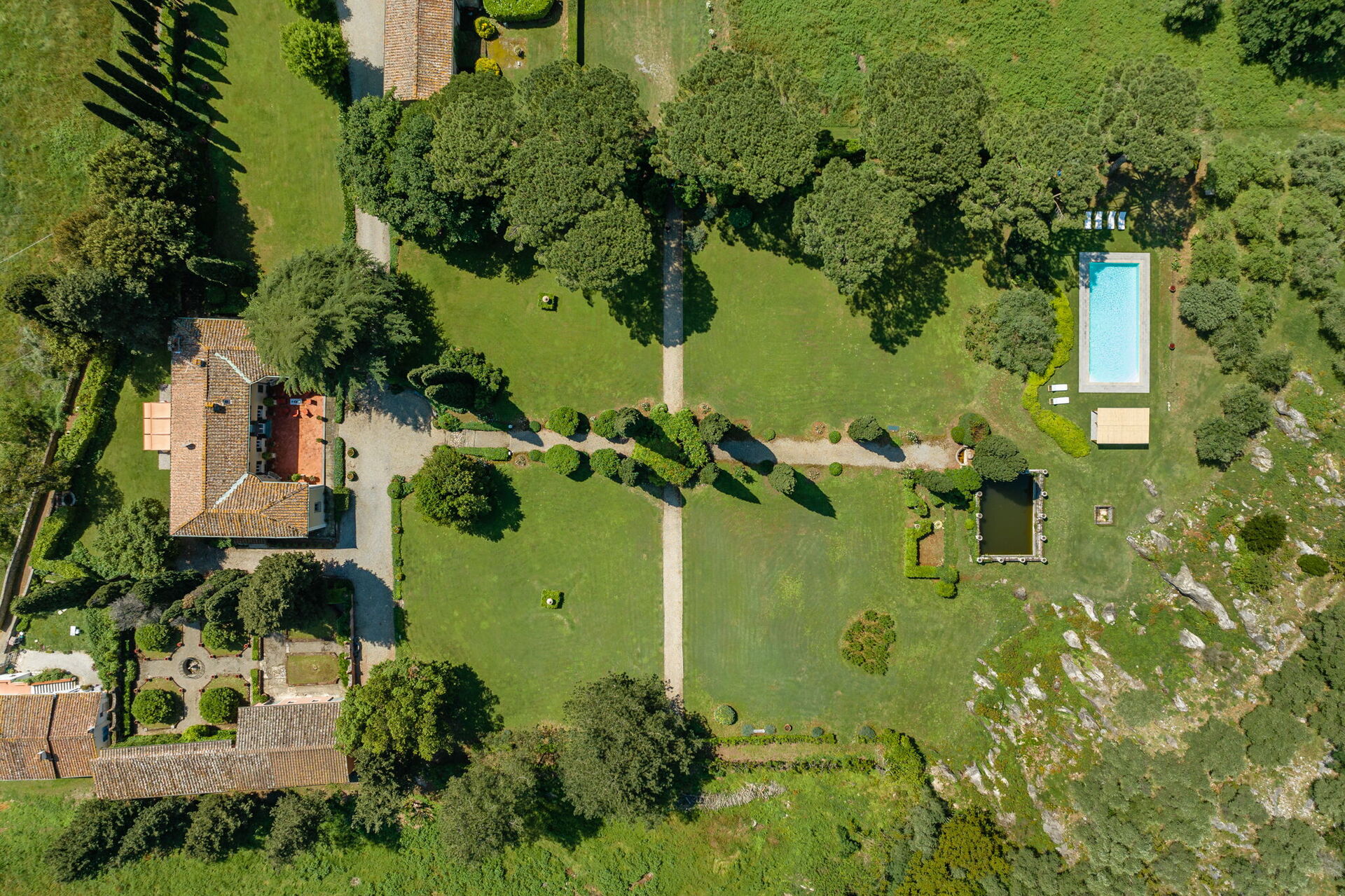 Villa De Ranieri tuin in Lucca