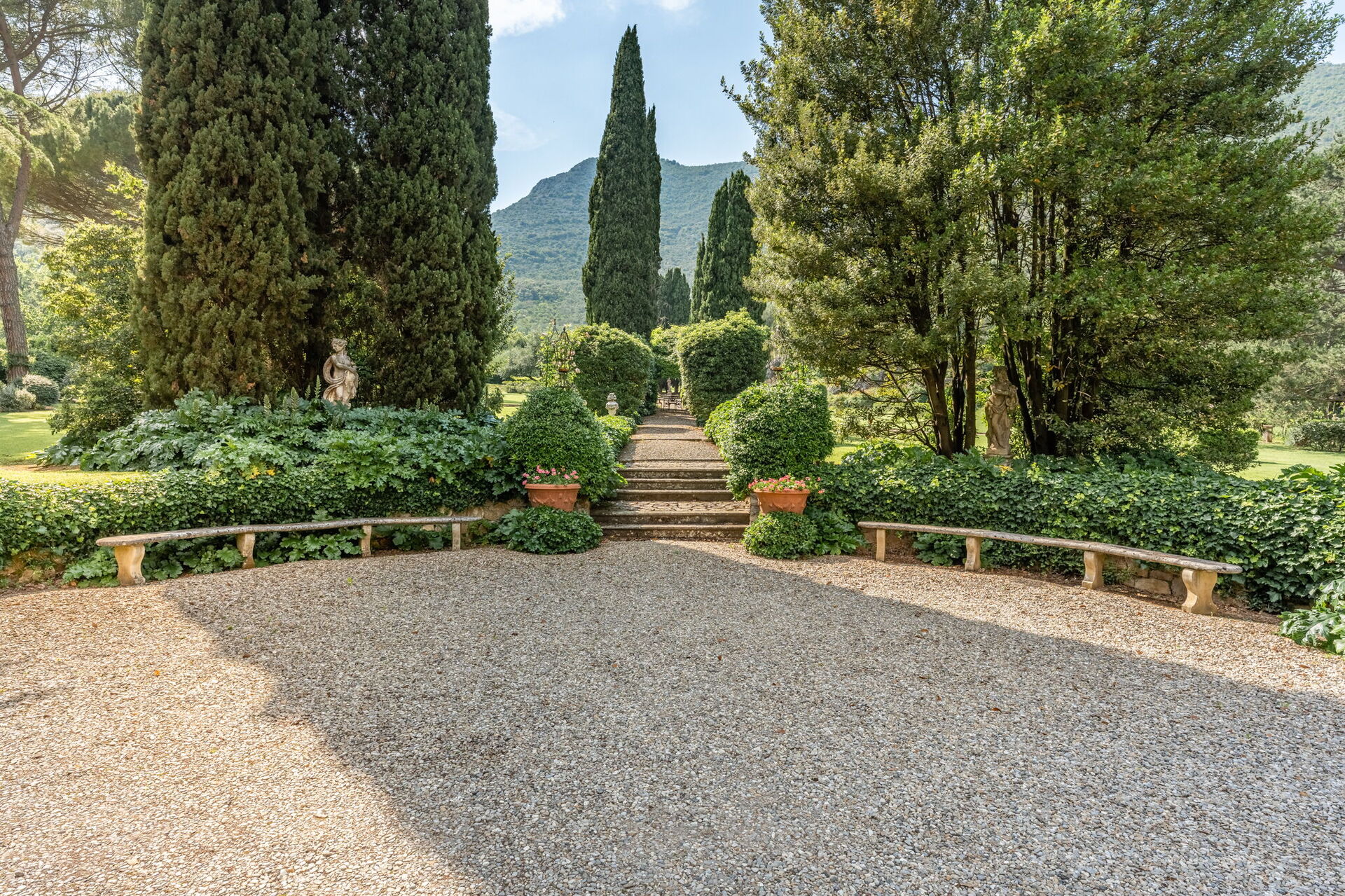 Villa De Ranieri tuin in Lucca