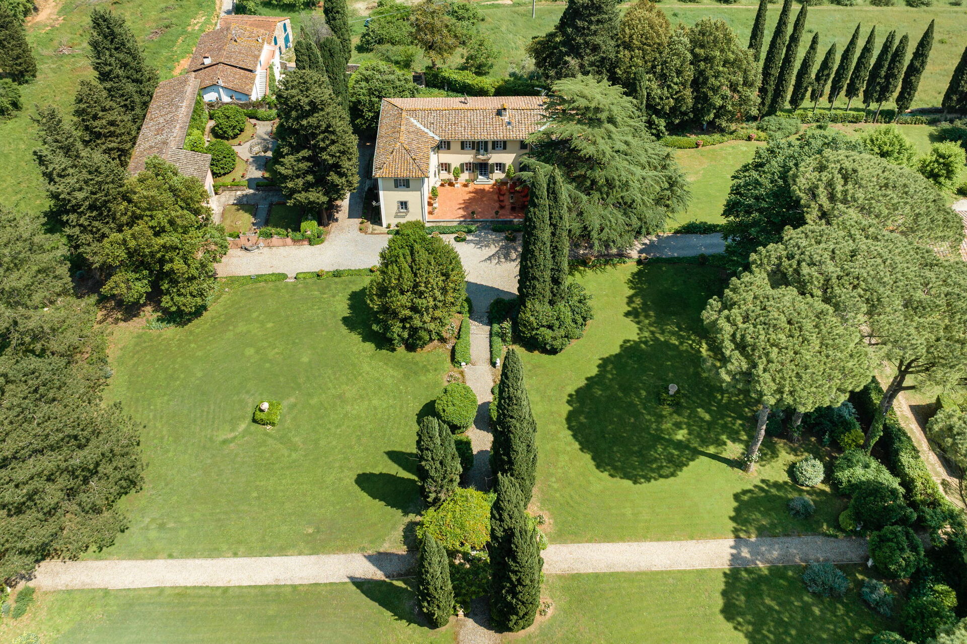 Villa De Ranieri tuin in Lucca