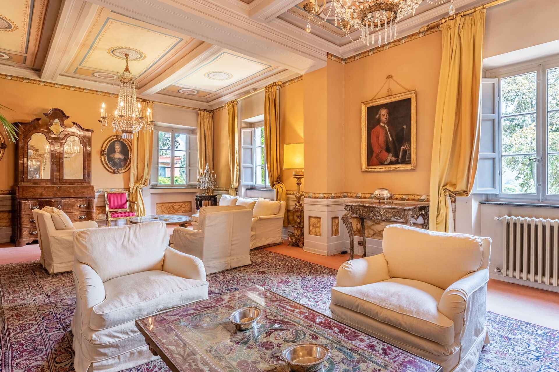 Villa De Ranieri badkamer in Lucca