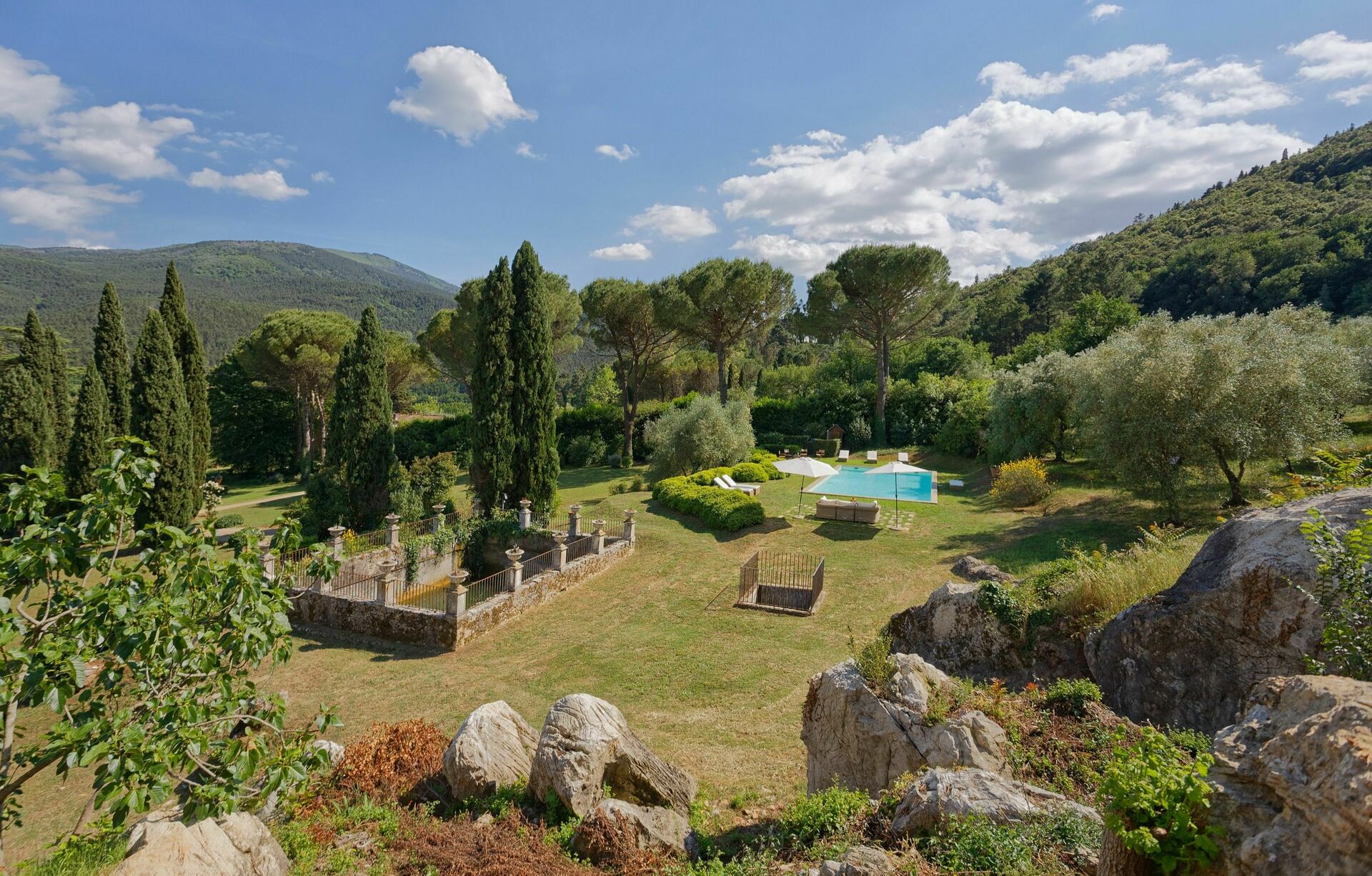 Villa De Ranieri slaapkamer in Lucca