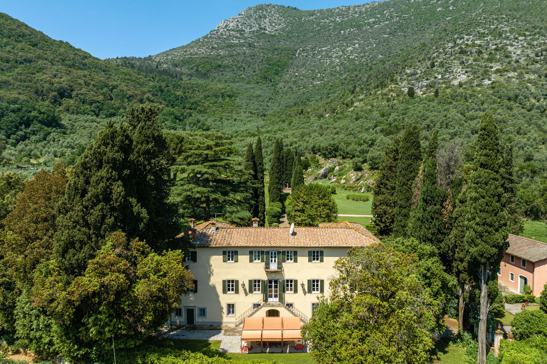 Villa De Ranieri badkamer in Lucca
