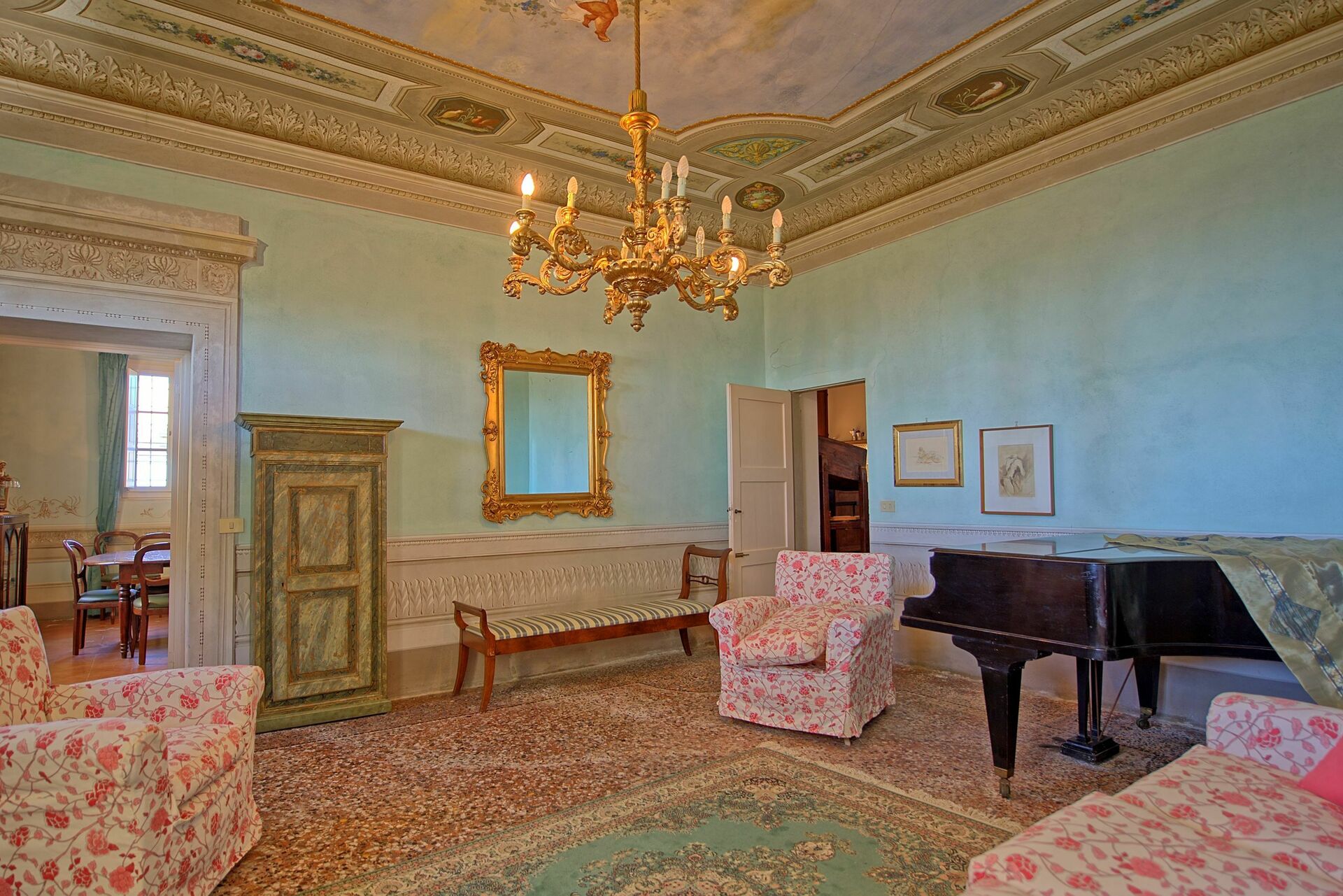 Villa Camaiore keuken in Camaiore