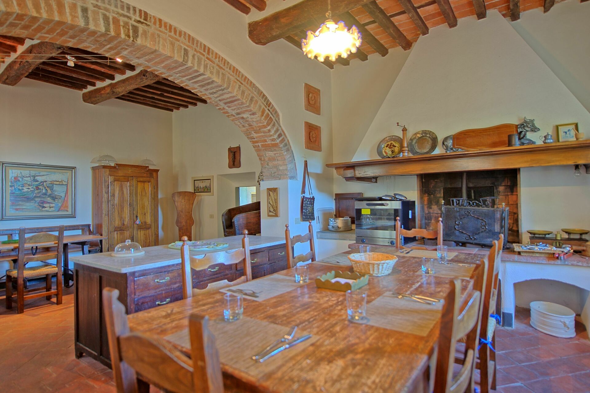 Villa Camaiore keuken in Camaiore