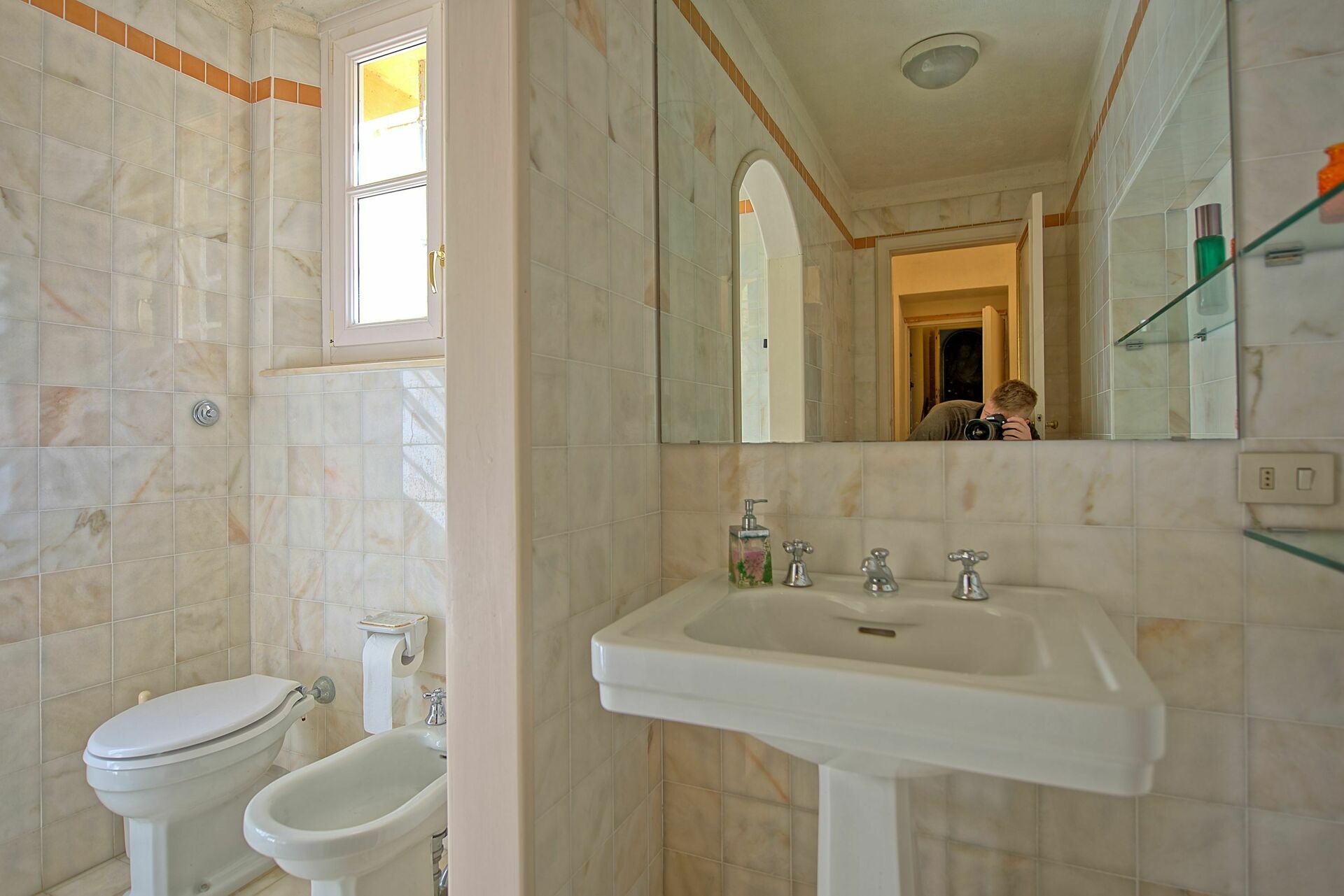 Villa Camaiore badkamer in Camaiore