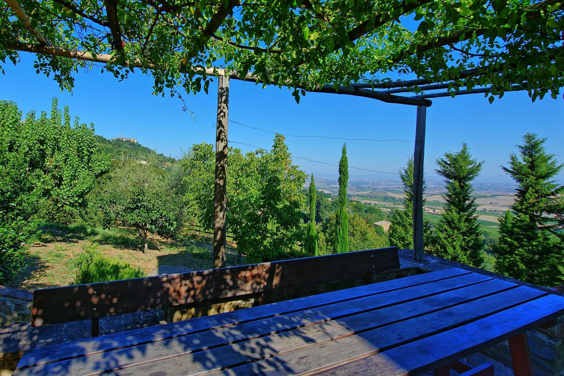 Villa Montalcino tuin in Montalcino