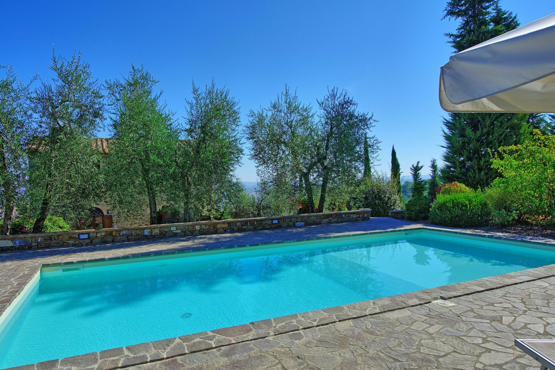 Villa Montalcino slaapkamer in Montalcino