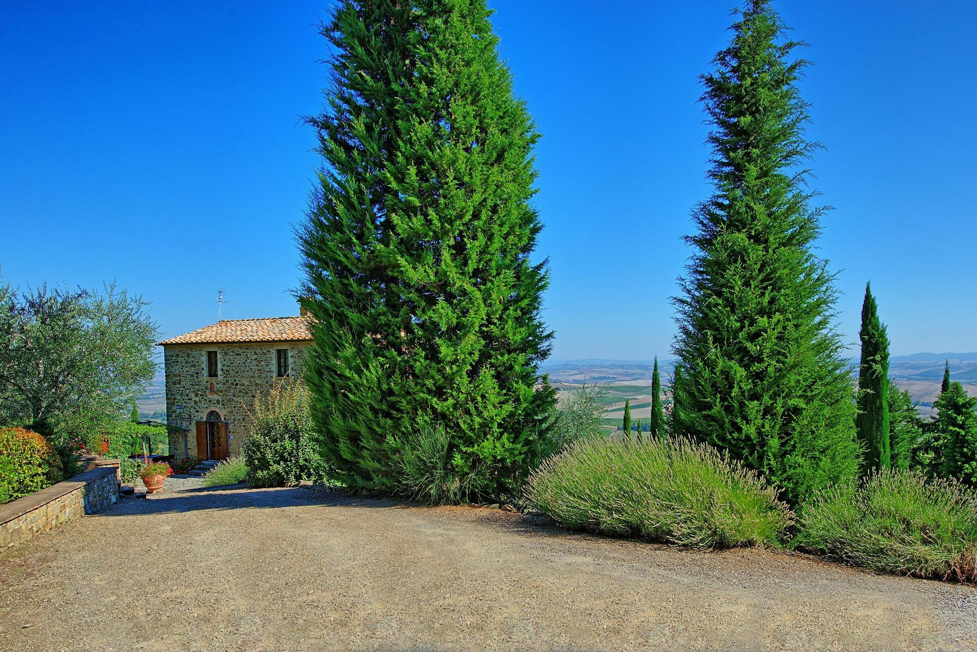 Villa Montalcino badkamer in Montalcino