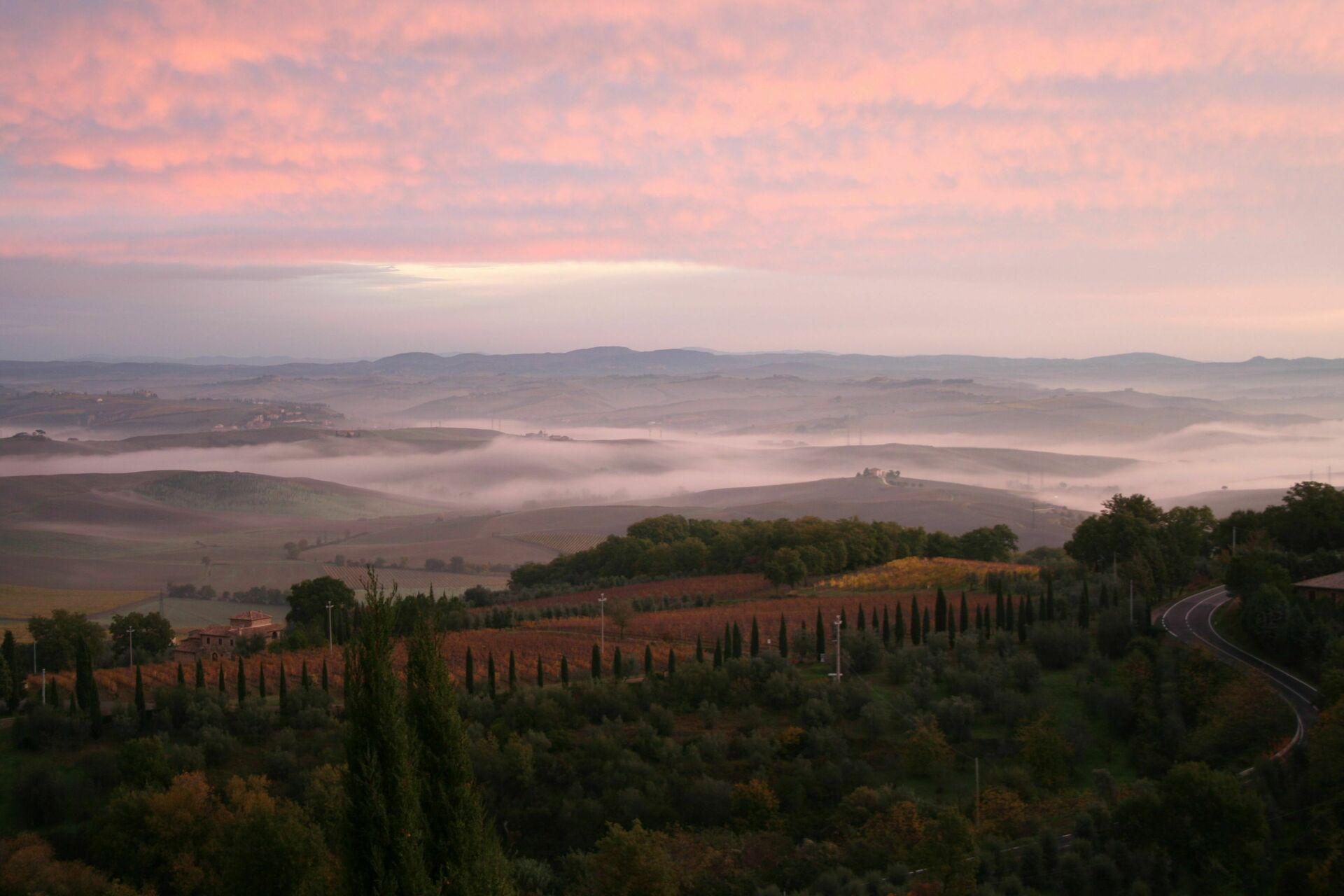 Villa Montalcino tuin in Montalcino