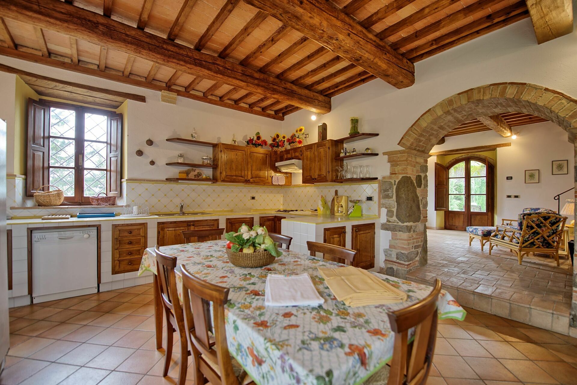 Villa Montalcino tuin in Montalcino