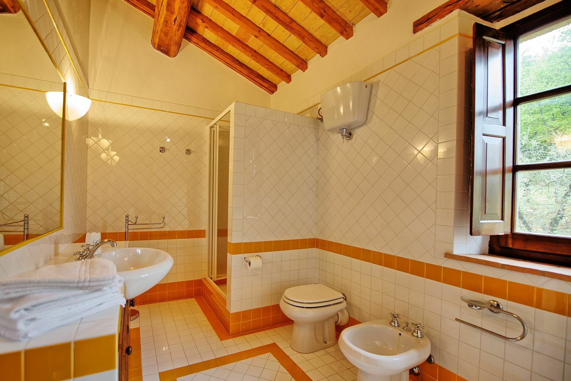 Villa Montalcino slaapkamer in Montalcino