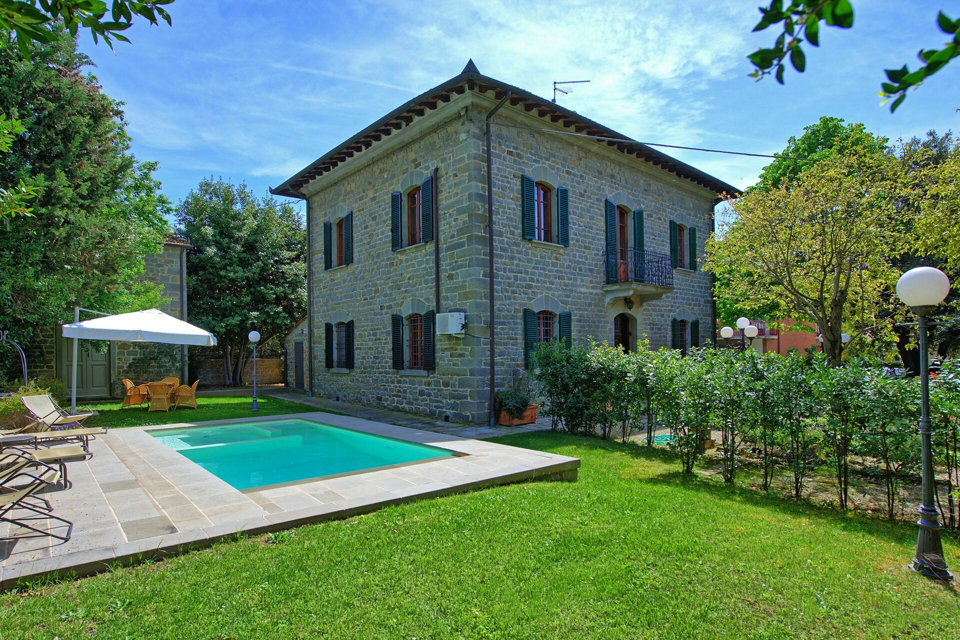 Villa Primula badkamer in Cortona