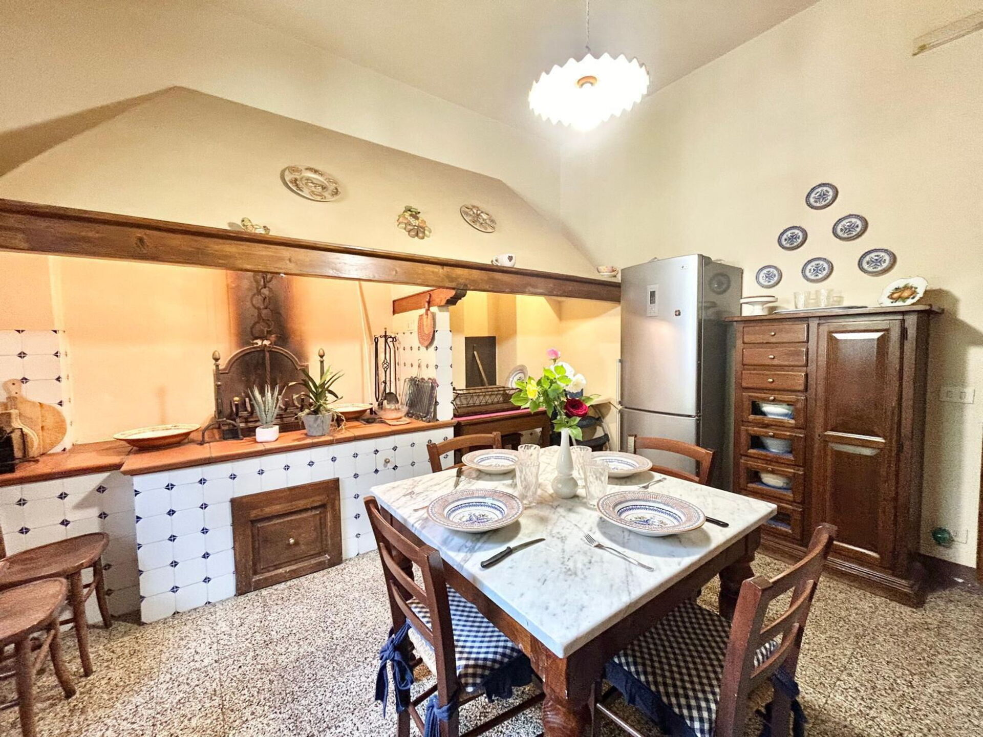 Villa Primula keuken in Cortona