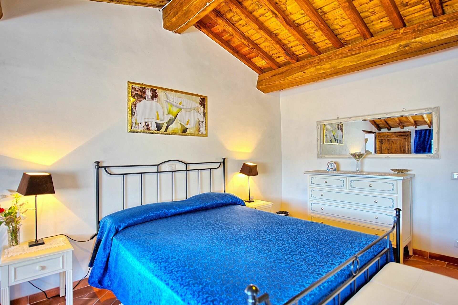 Villa Margherita Uno badkamer in Cortona