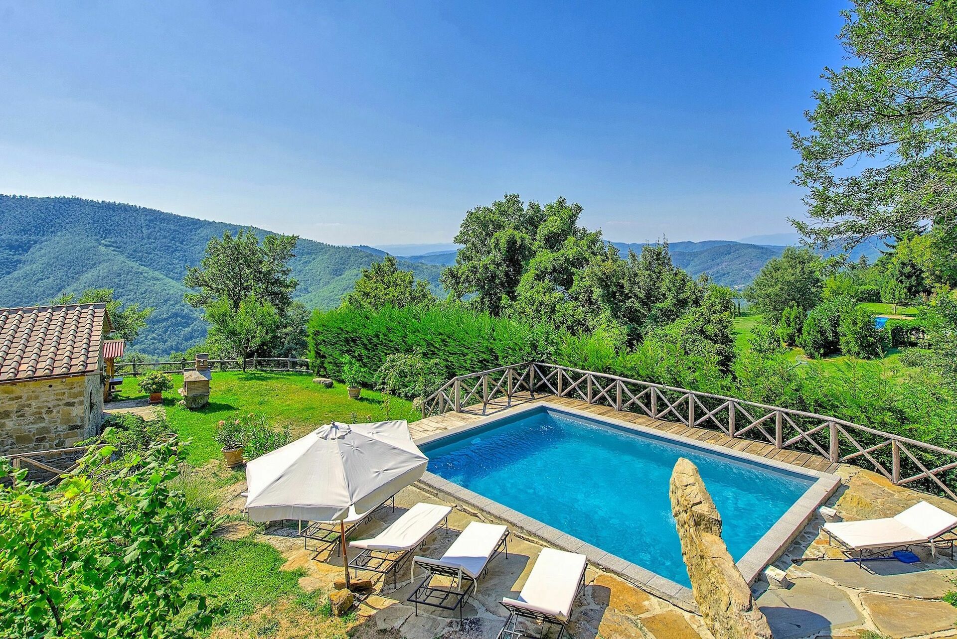 Villa Margherita Uno keuken in Cortona